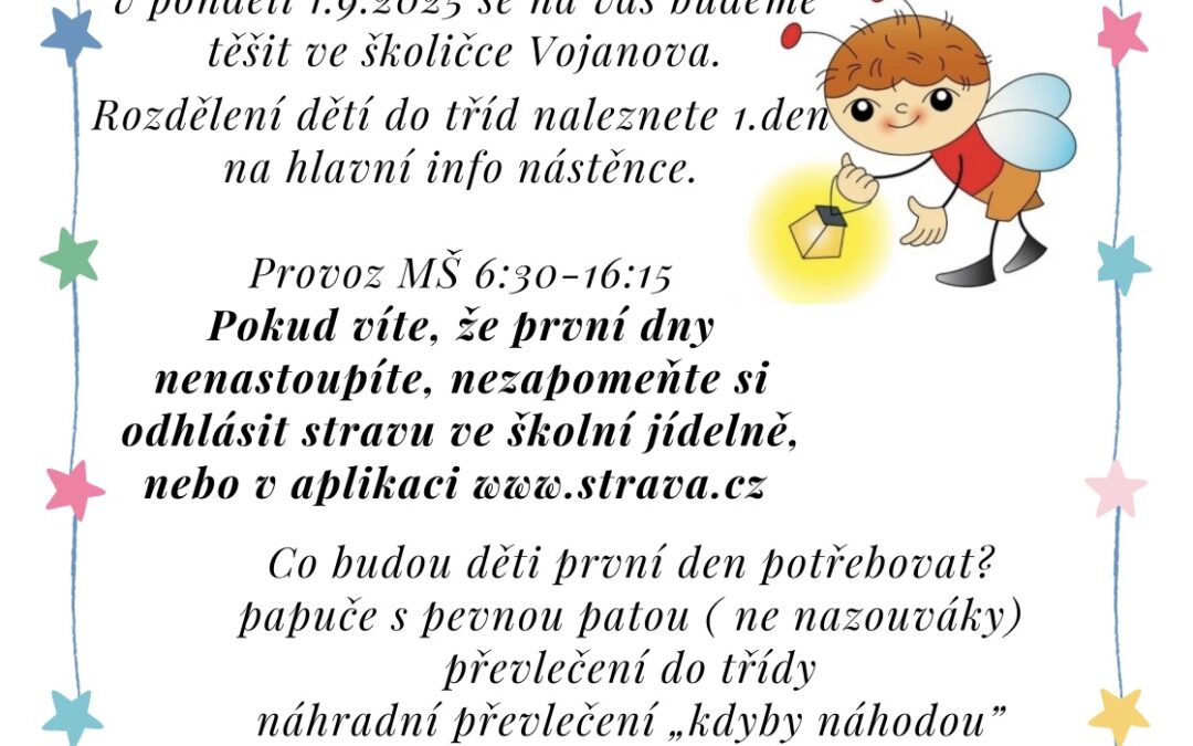 Nový školní rok 2025/2026