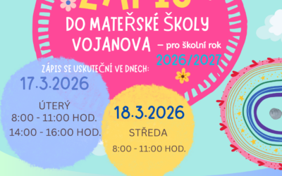 Zápis do mateřské školy pro školní rok 2026/2027